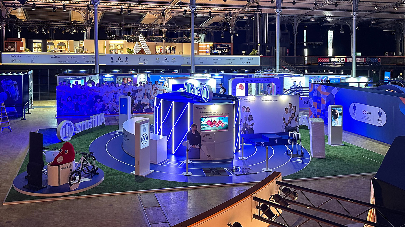 Stand intérieur Allianz — Vue générale