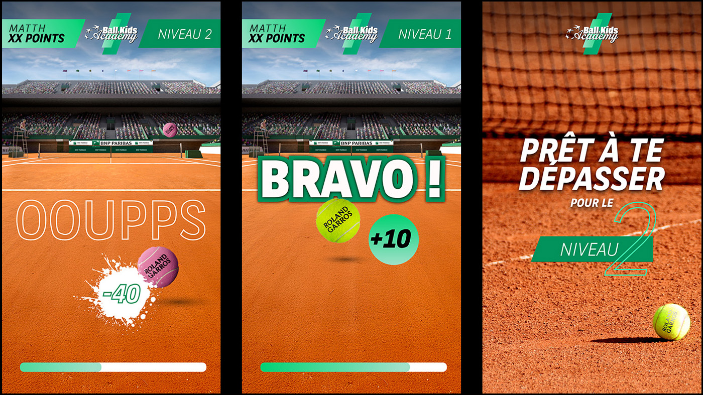 Batak Digital — Écran d'accueil Mets-toi dans la peau d'un ramasseur de balles