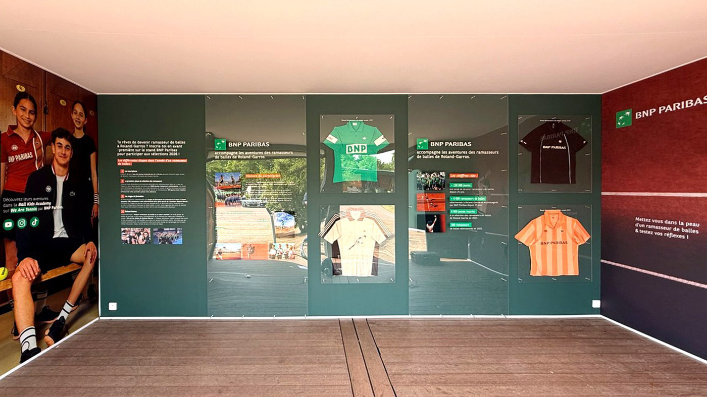 Scénographie intérieure — Jerseys vintage et histoire des Ballos